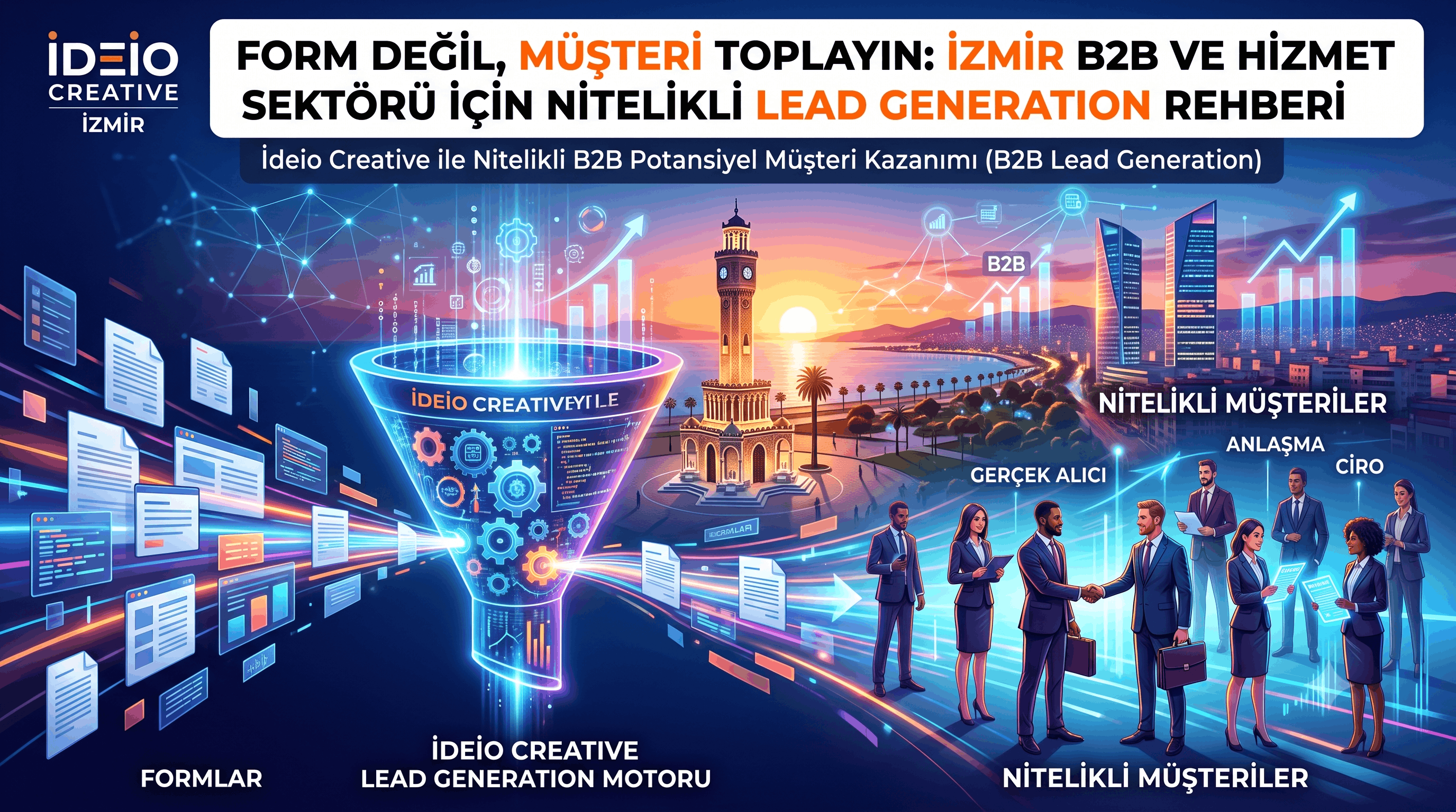 Form Değil, Müşteri Toplayın: İzmir B2B ve Hizmet Sektörü İçin Nitelikli Lead Generation Rehberi